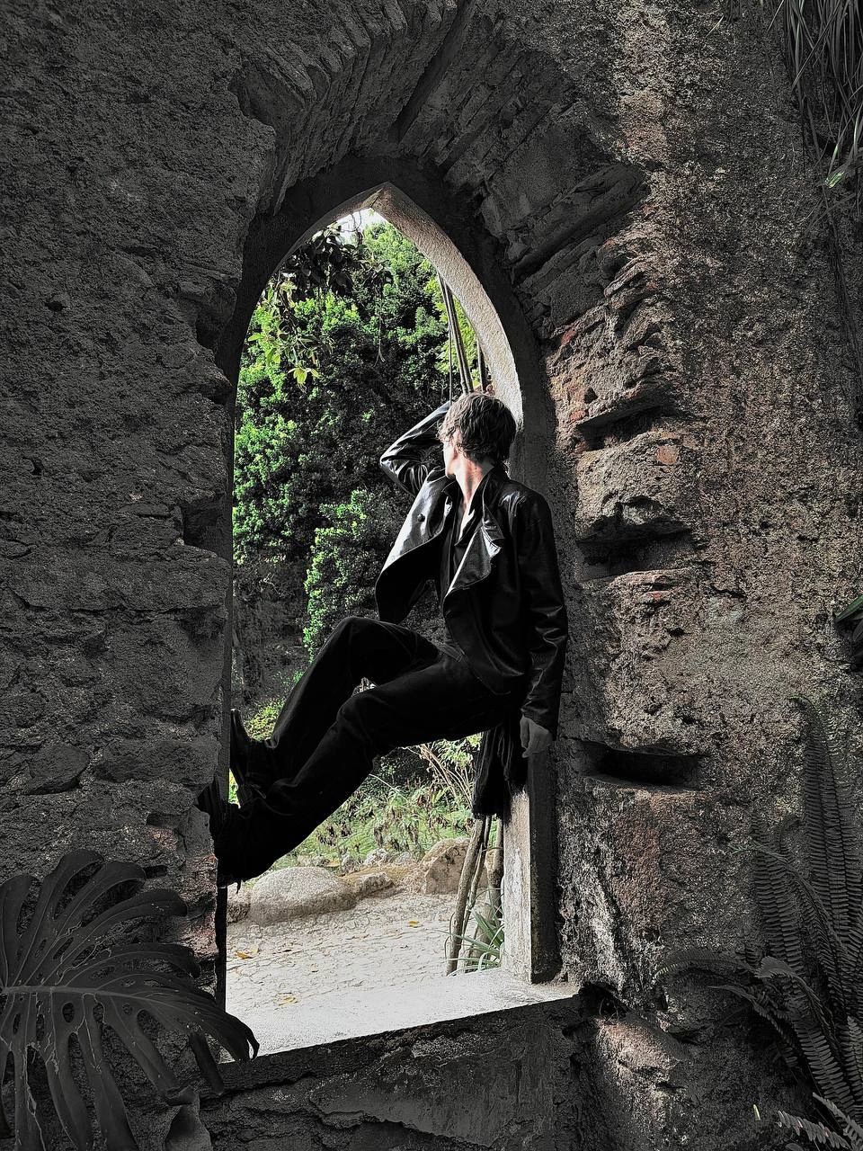 Leather Jacket «A Wounded Angel Defeated by the Loss of Faith», image 2